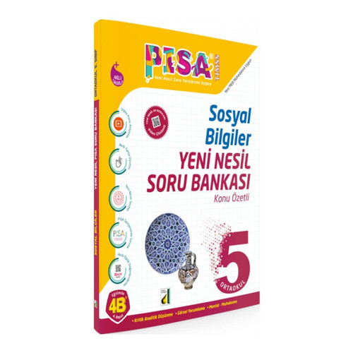Damla Yayınları 5. Sınıf Pisa Sosyal Bilgiler Yeni Nesil Soru Bankası