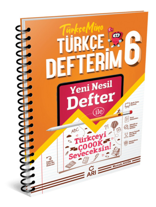 Arı Yayınları 6. Sınıf Türkçe Türkçemino Defterim