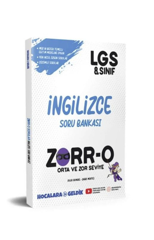 Hocalara Geldik Yayınaları 8. Sınıf İngilizce Zorr-O Soru Bankası