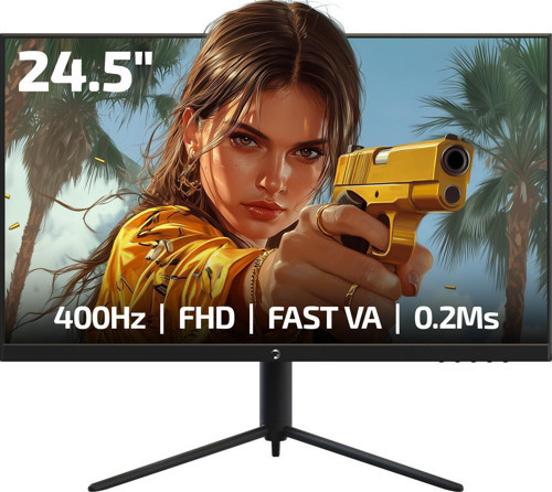Lucid S40 24.5'' 400Hz 0.2Ms Fast VA E Spor Pivot RGB Gaming Monitör