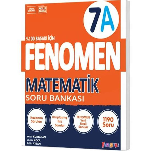Gama Yayınları 7.Sınıf Fenomen Matematik (A) Soru Bankası