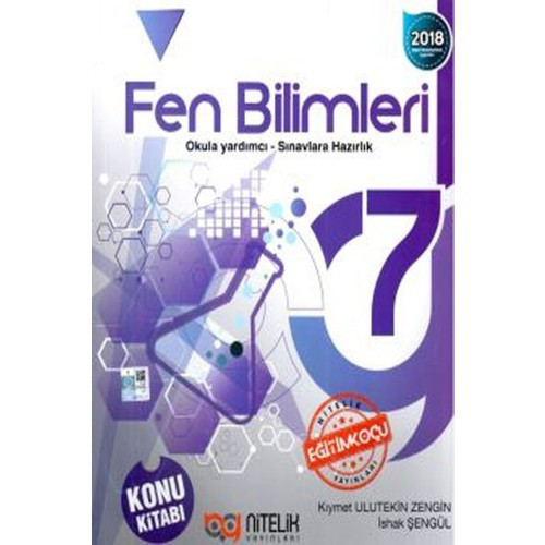 Nitelik Yayınları 7. Sınıf Fen Bilimleri Konu Kitabı