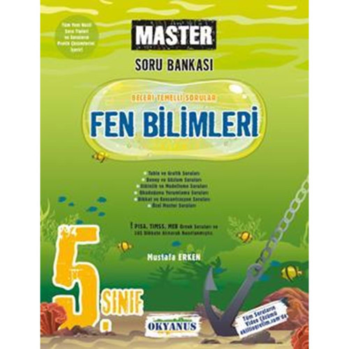 Okyanus Yayınları 5. Sınıf Fen Bilimleri Master Soru Bankası