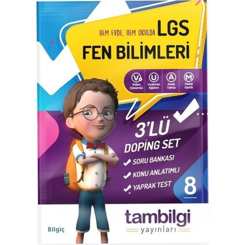 Tambilgi Yayınları 8. Sınıf Fen Bilimleri Doping 3'lü Set