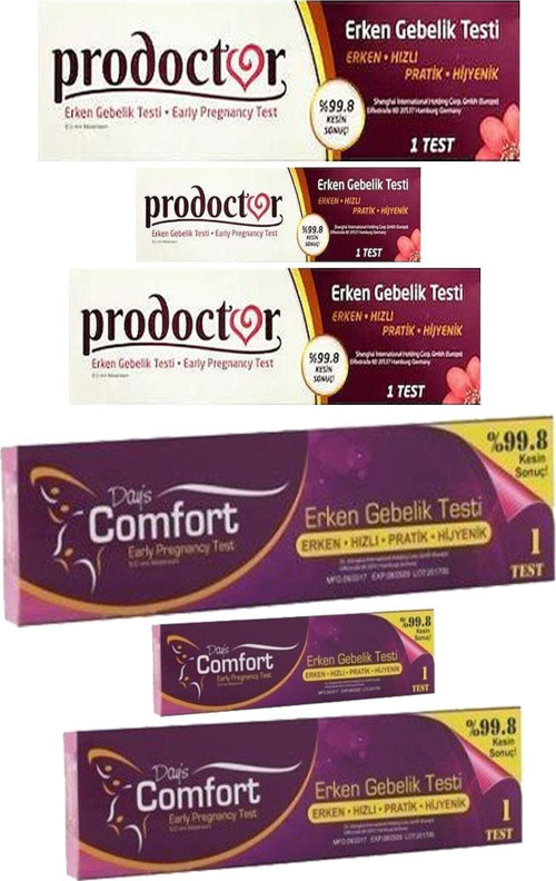 3 Ad + 3 Ad Comford Erken Gebelik Testi