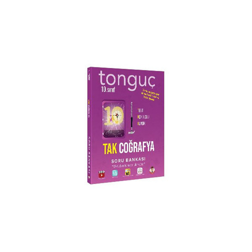 Tonguç Yayınları 10. Sınıf Tak Coğrafya Soru Bankası
