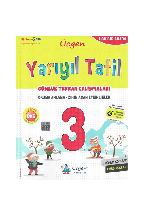 Üçgen Yayınları 3. Sınıf Yarıyıl Tatil Günlük Tekrar Çalışmaları