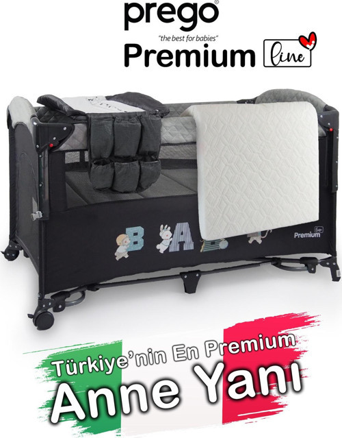 8048 Premium Anne Yanı Oyun Parkı + Yatak Hediyeli