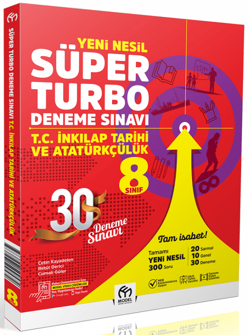 Model Yayınları 8. Sınıf T.C. İnkılap Tarihi Ve Atatürkçülük Yeni Nesil Süper Turbo Deneme Sınavı