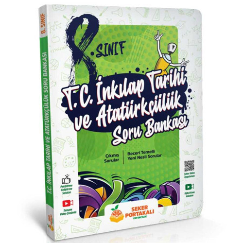 Şeker Portakalı Yayınları 8. Sınıf İnkılap Tarihi Ve Atatürkçülük Soru Bankası