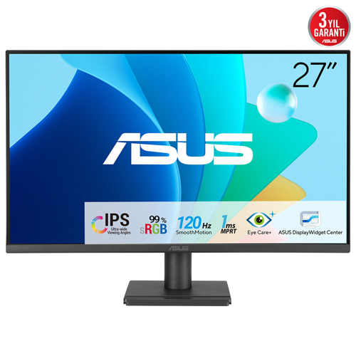 VA279HG 27" 1ms, 120Hz, Full HD, HDMI, VGA, IPS LED, Çerçevesiz Tasarım, Düşük Mavi Işık, FreeSync Kurumsal Mo