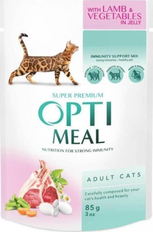 Kuzu Etli Ve Sebzeli Yetişkin Kedi Konservesi 85 gr