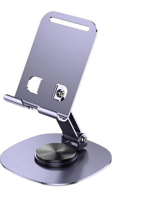 K72 Metal 360 Döner Katlanır Masaüstü Telefon ve Tablet Standı