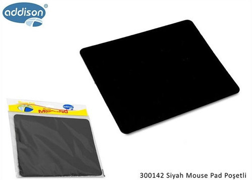 Addıson 300142, 177x217x2mm, Lüx, Big, Mouse Pad, (siyah)