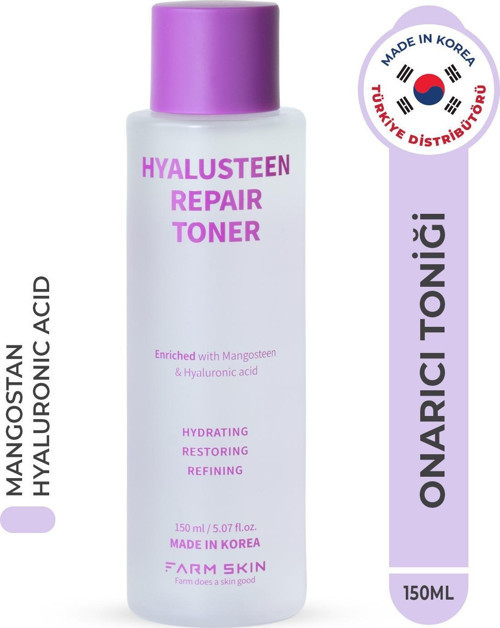 Hyalusteen Repair Toner Onarıcı Bakım Tonik Aydınlatıcı ve Yenileyici Hyaluronic Acid Kore 150ml