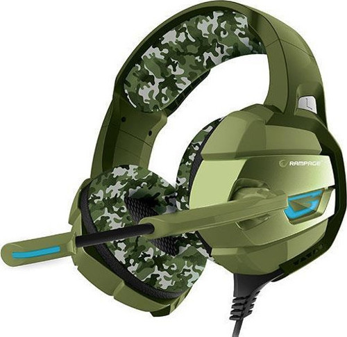 RM-K5 Kamuflaj Renkli 7.1 Surround Sound System Usb Mikrofonlu Oyuncu Kulaklığı