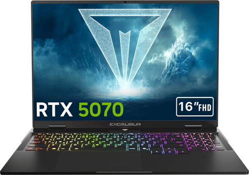 Excalibur G915 İ7-13620H 64Gb 2Tb 8Gb Rtx5070 165Hz 16" Freedos Gaming Laptop G915.1362-Ex70X-C