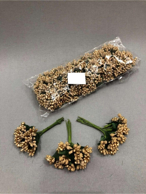 Sermet Süs Dünyası Altın Sarısı Gold Pıtırcık Cipso Nikah Şekeri Süsleme Tohum (1 Paket 144 Lü ) – Yapay Çiçek Dekor,