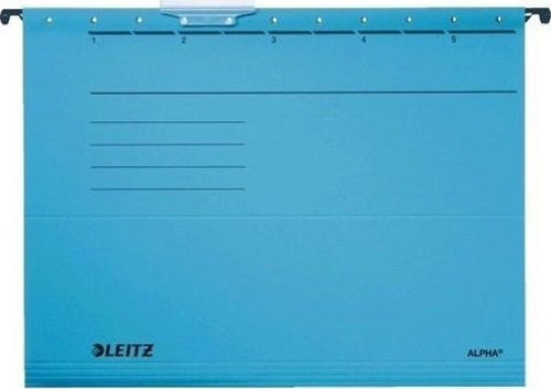 6515 A4 Askılı Dosya Telsiz Karton Mavi (25 Li Paket)