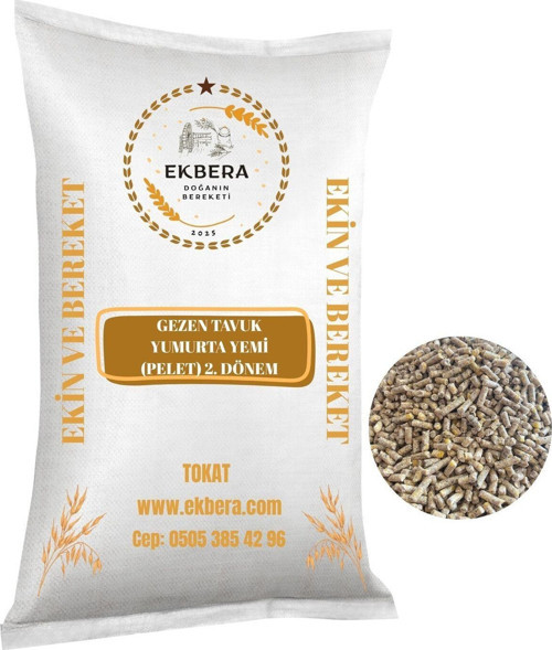 Gezen Tavuk Yumurta Yemi (Pelet) - 2. Dönem - Tüm Kanatlılar İçin Uygun - 10 Kg