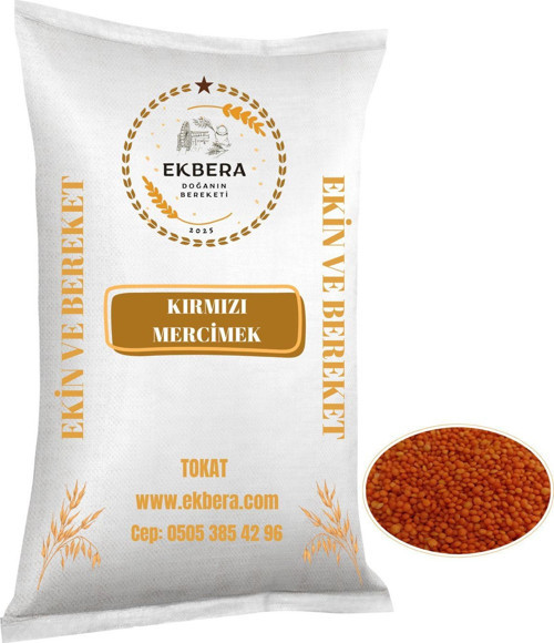 Yerli Kırmızı Mercimek – 3 Kg