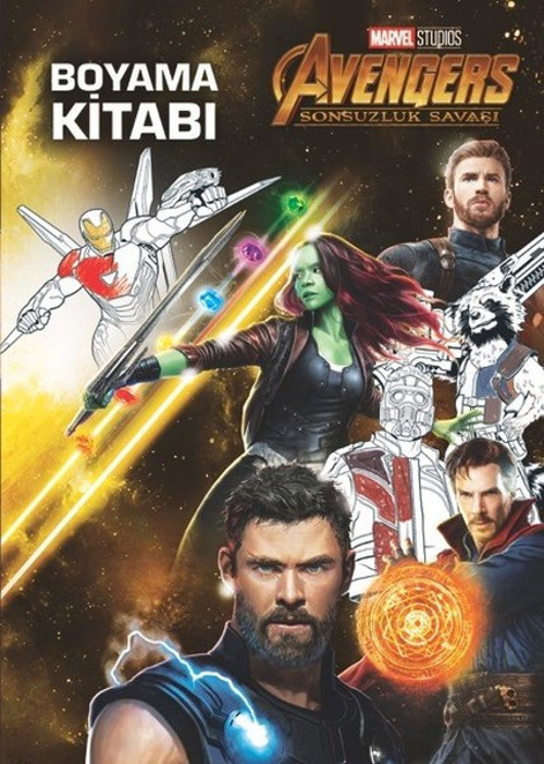 Marvel Avengers Sonsuzluk Savaşı-Boyama Kitabı