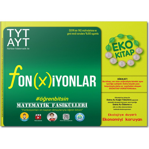 Tonguç Yayınları Tyt-Ayt Matematik Fasikülleri-Fonksiyonlar Eko