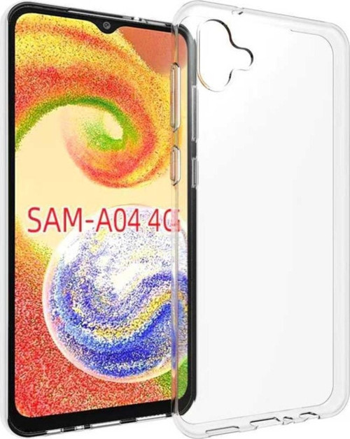 Galaxy A04 Ile Uyumlu Kılıf Süper Şeffaf Silikon Kapak