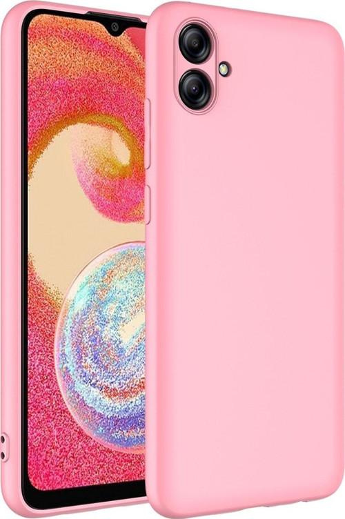 Galaxy A04e Ile Uyumlu Kılıf Kadife Iç Yüzey Silikon Z-mara Lansman Vieri Kılıf Siyah