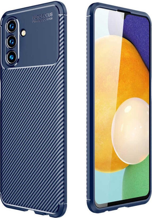 Galaxy A04s Ile Uyumlu Kılıf Karbon Delüx Tpu Silikon Lacivert