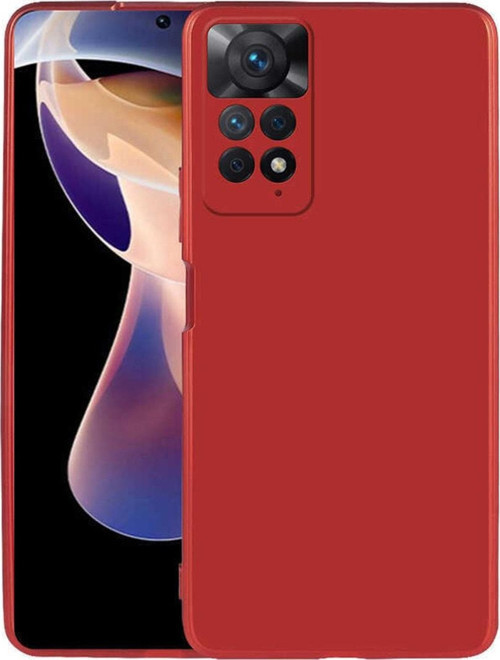 Xiaomi Redmi Note 11 Ile Uyumlu Kılıf Premier Silikon Kapak Kırmızı