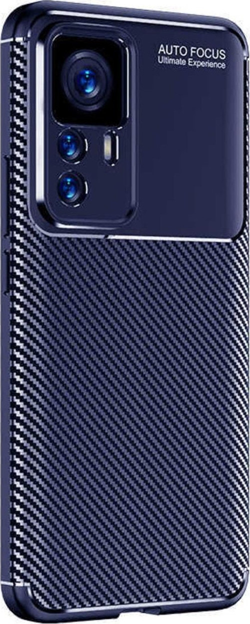Xiaomi Mi 12t Pro Ile Uyumlu Kılıf Karbon Delüx Tpu Silikon Lacivert