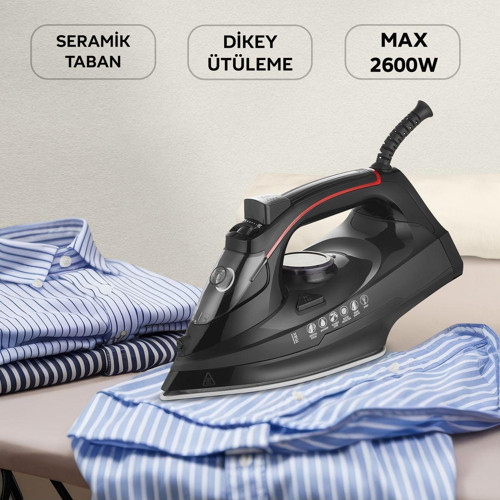 Stıro 2600W Seramik Taban Buharlı Ütü Kbu751