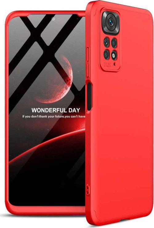 Xiaomi Redmi Note 11s Ile Uyumlu Kılıf Soft Hard Koruma Ays Kırmızı