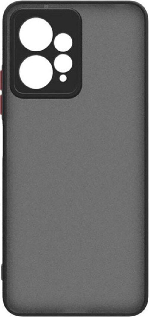 Xiaomi Redmi Note 12 4G ile Uyumlu Kılıf Lastik Desen Kenar Kamera Korumalı Arkası Şeffaf Halx