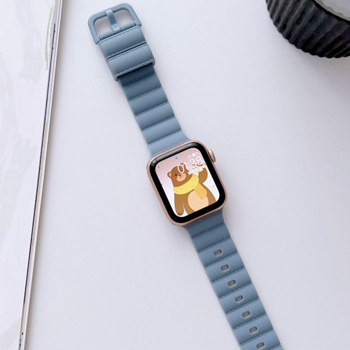 Apple Watch Ile Uyumlu Kordon 42-44mm Ve 45mm Uyumlu Renkli Tokalı Chateau Kordon Kayış