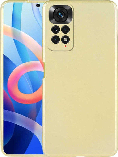 Xiaomi Redmi Note 12 Pro 4G Global ile uyumlu Kılıf Premier Silikon Kapak Gold
