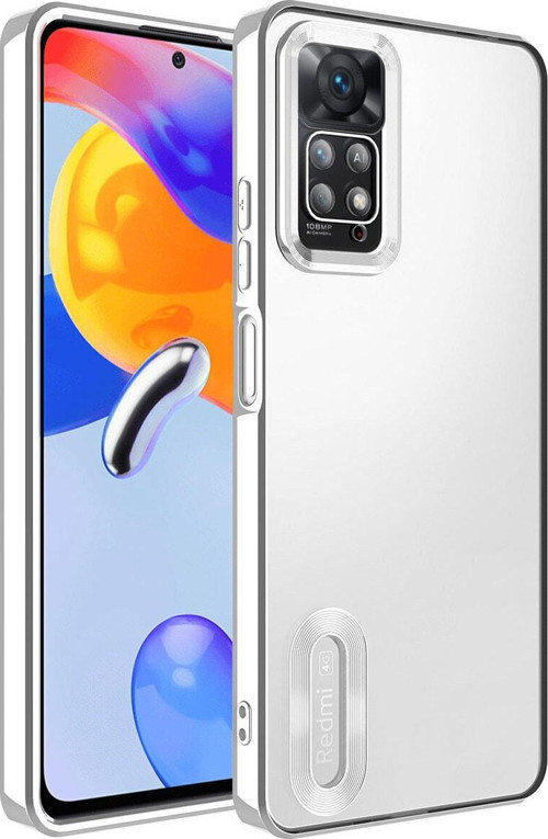 Xiaomi Redmi Note 12 Pro 4G ile Uyumlu Kılıf Kamera Korumalı Logo Gösteren Colored Z-omega
