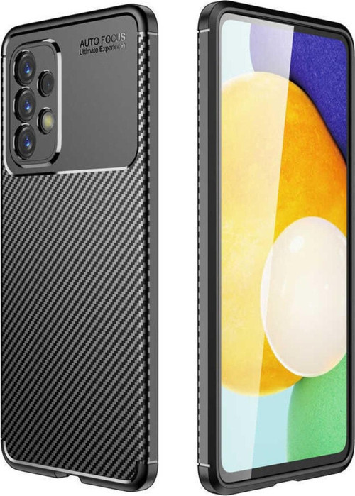 Galaxy A73 Kılıf Karbon Delüx Tpu Silikon Siyah