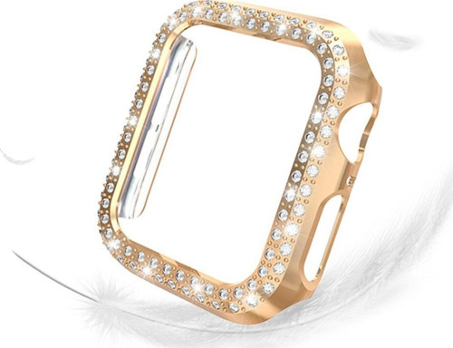 Watch 3 42mm Ile Uyumlu Sert Çerçeve Diamond Kapak Watch 3 42mm Koruyucu Kılıf Şeffaf