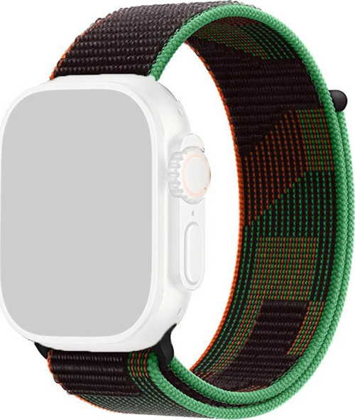 Watch Ile Uyumlu 38/40/41 Mm Ve 42/44/45mm Uyumlu Spor Loop Çırt Cırt Yapılı Kordon