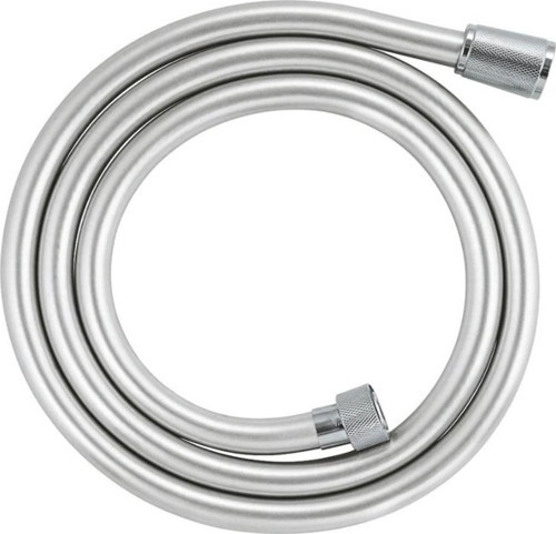 Yt18 Güçlü Pvc Örgülü Kopmaz Kırılmaz Banyo Duş Spiral Hortumu 150Cm Gri-Yüksek Kalite