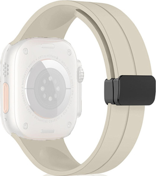 Apple Watch 3 ile uyumlu Kordon 42mm Katlanabilir Mıktanıslı Tokalı Ethereal Spor Kayış Kordon