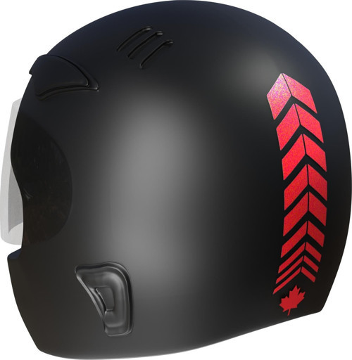 2 Adet Sport Kask, Araba Ayna Reflektif Kırmızı Kask Sticker Çınar Extreme