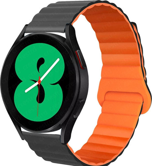 Haylou Rs3 ile uyumlu Kordon 22mm Manyetik Toka Çift Renk Infatuation Hafif Spor Kayış