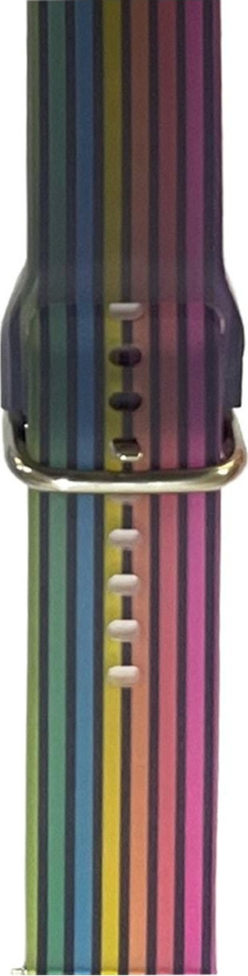 Haylou Solar Ls05 22mm Ile Uyumlu Kayış Renkli Desenli Erstwhile Kordon Rainbow