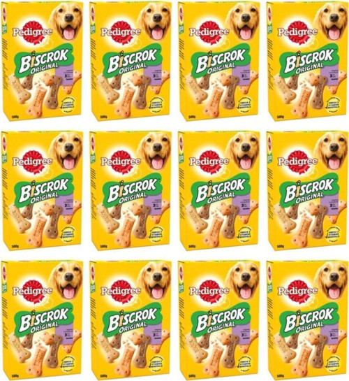 Pedıgree Bıscrock Köpek Ödülü - 500 Gr X 12 Adet