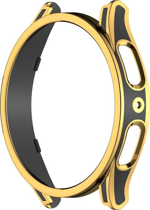Galaxy Watch 5 Ile Uyumlu 44mm Sert Pc Kasa Koruma Watch 5 Ile Uyumlu Gard Çerçeve Yellow-black