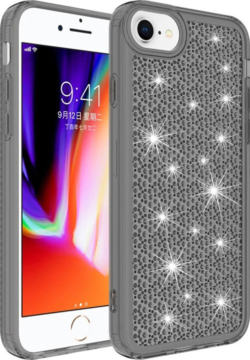 Iphone 14 Ile Uyumlu Kılıf Airbagli Kamera Korumalı Parlak Tasarımlı Z-snow Emollient Kapak Siyah