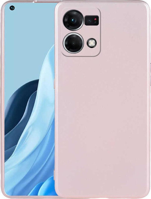 Oppo Reno 7 4g Ile Uyumlu Kılıf Premier Silikon Kapak Rosegold